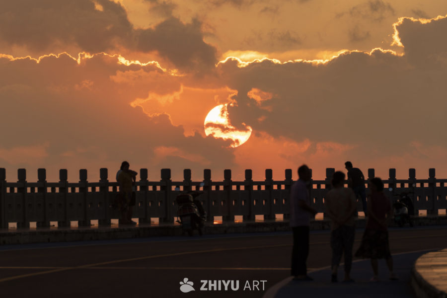 苏州太湖日落