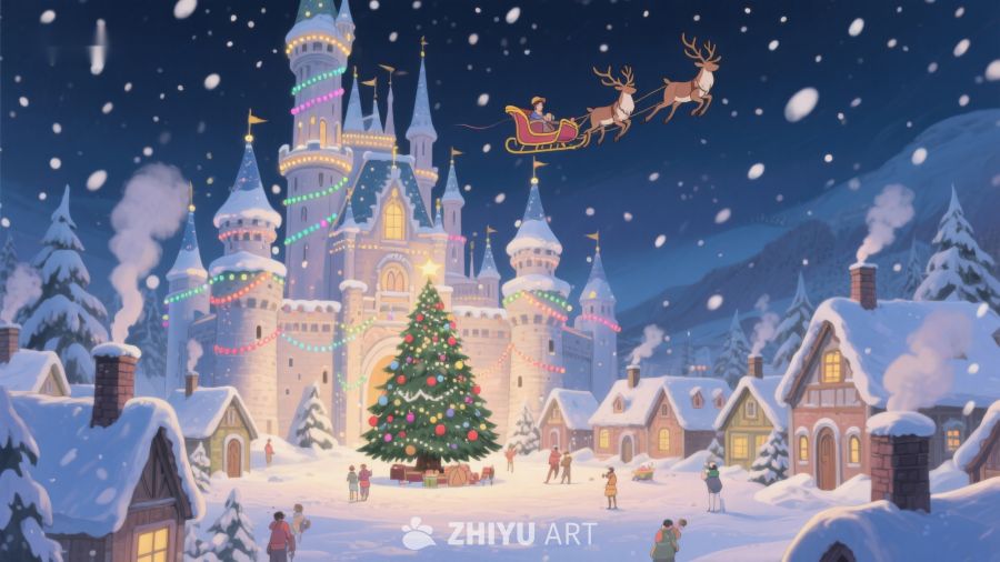 圣诞夜的童话城堡 170