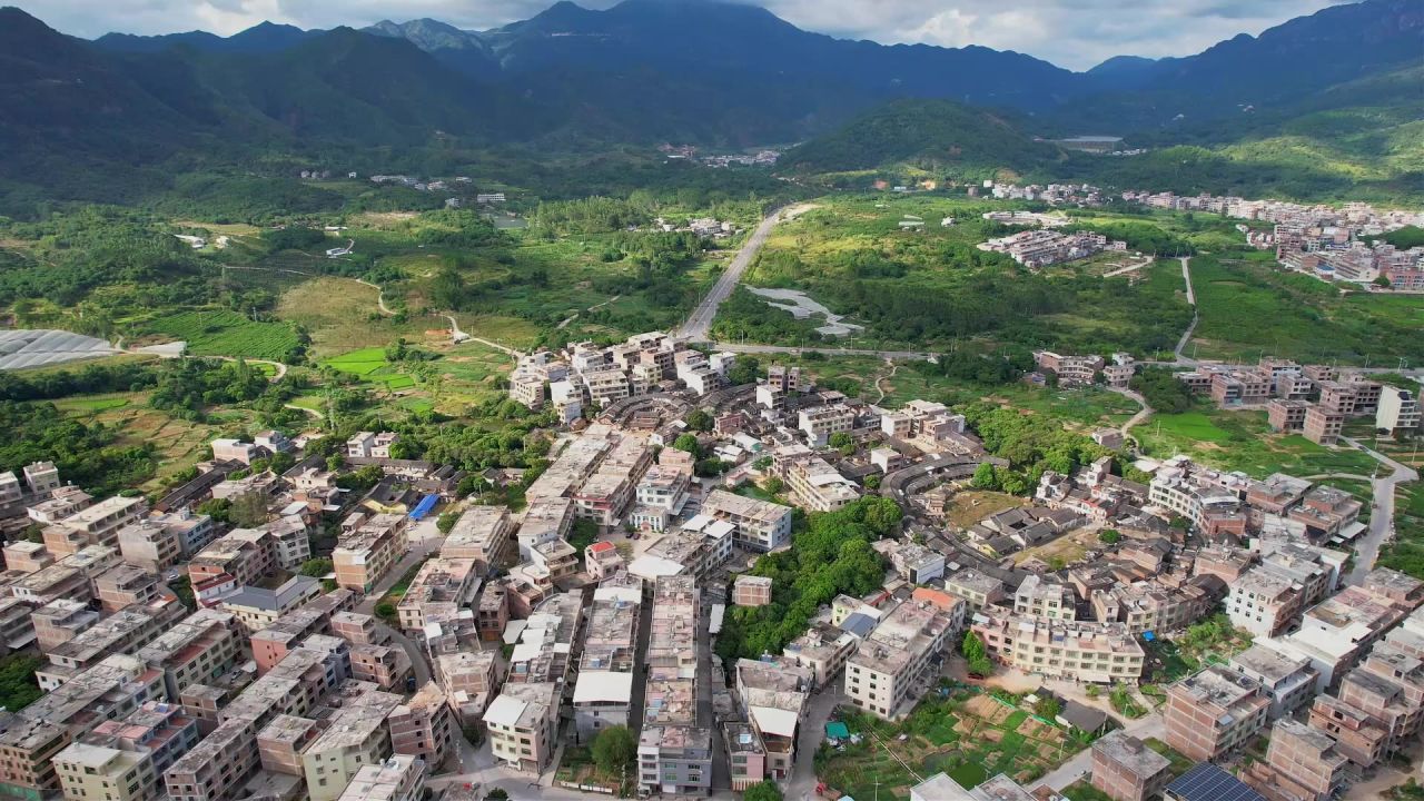 航拍漳州新农村景观 3