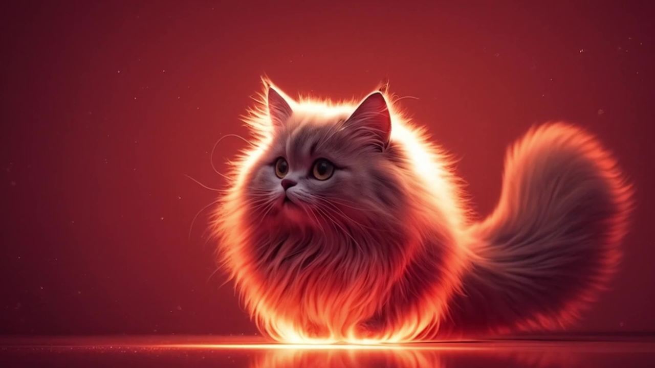 红色猫咪