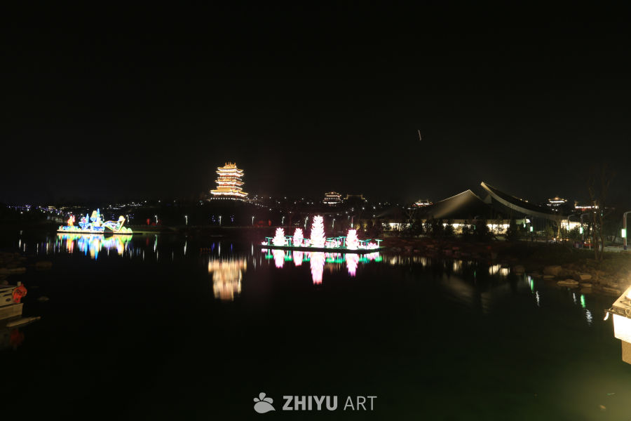 夜色中的灯火辉煌