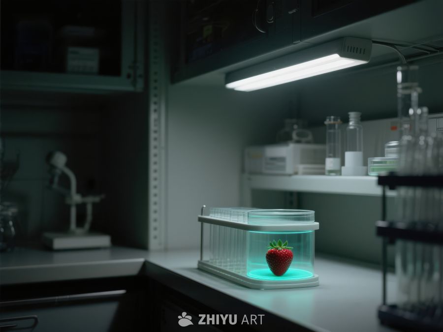 实验室中的草莓培养箱 479