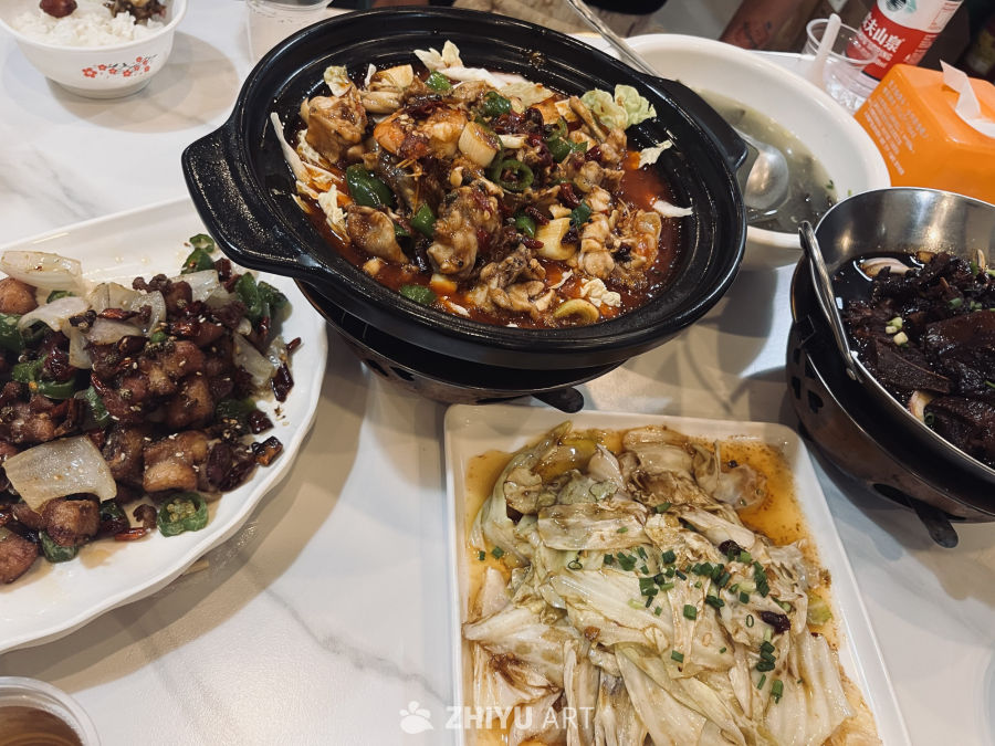 丰盛的火锅宴