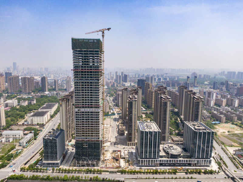 江西南昌城市风光航拍