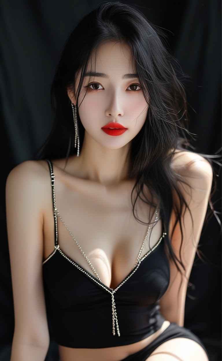 黑色美女性感特写 10