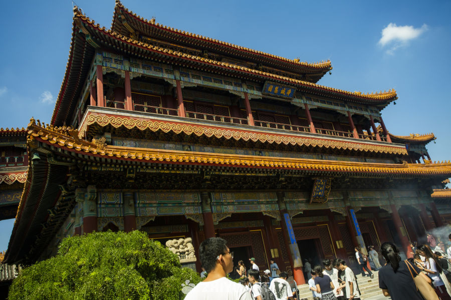 故宫游客参观场景