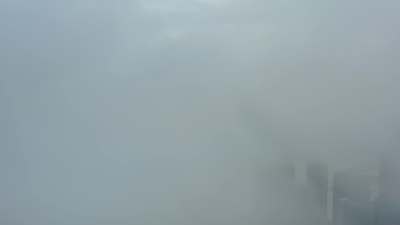横琴地标建筑阴天云 十八