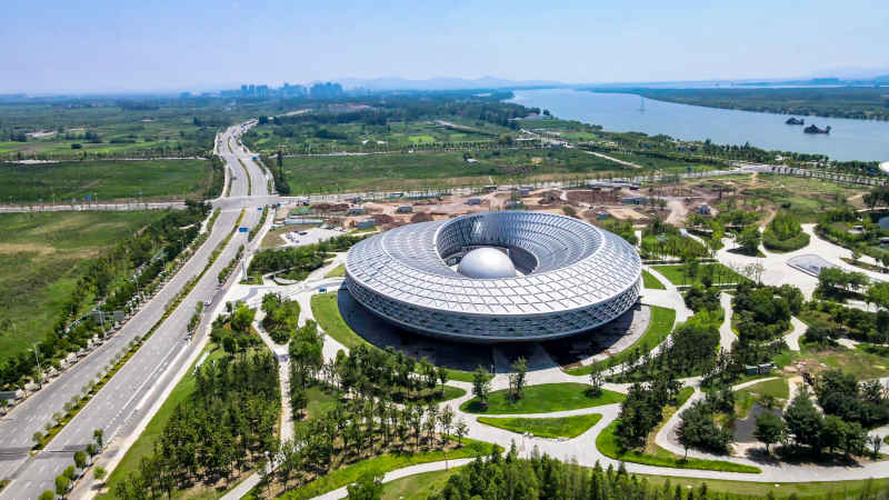 湖北襄阳城市风光旅游景区航拍摄影图 