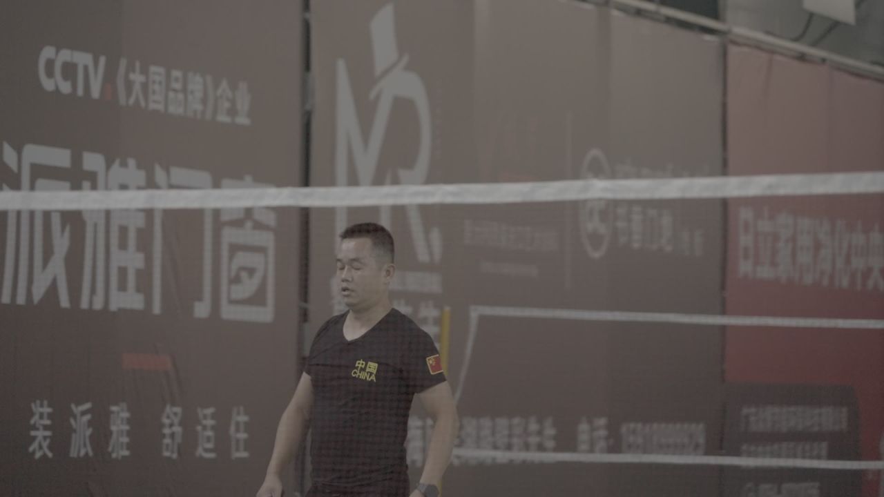羽毛球馆精彩瞬间