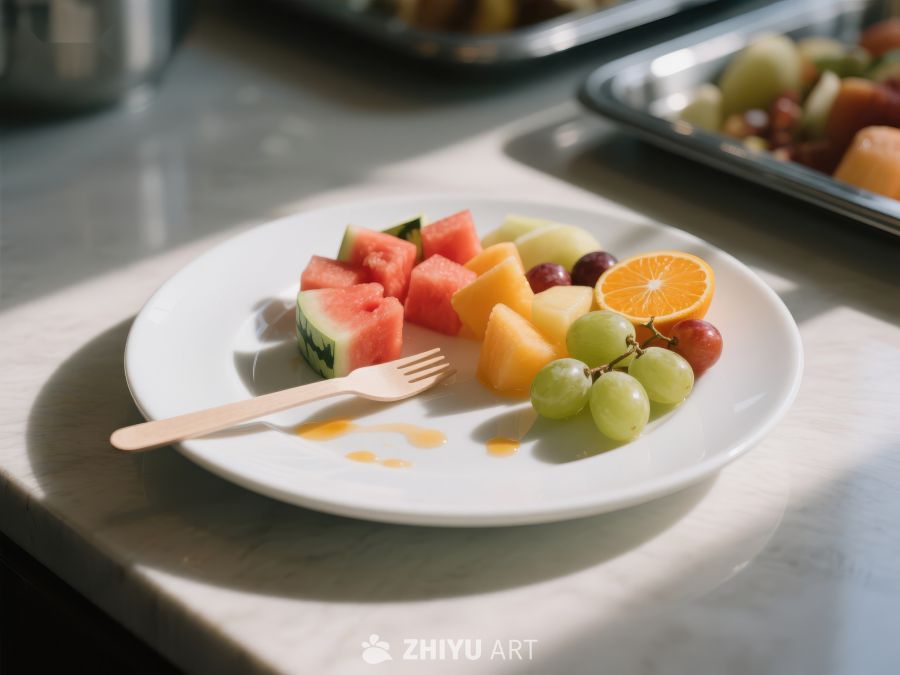 色彩缤纷的水果拼盘 486