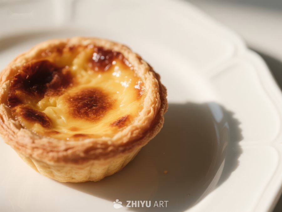 金黄蛋挞，阳光下的美味 446