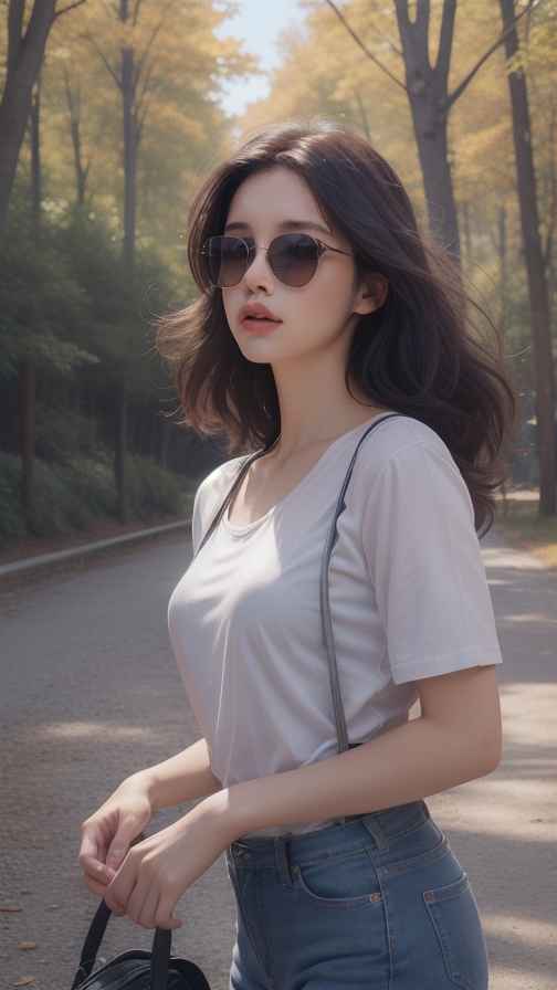 吊带衫女孩