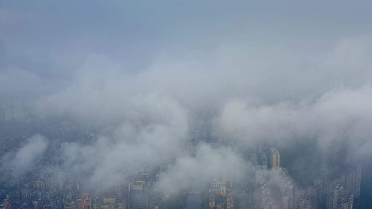 地标建筑上空昨天的云世界二三