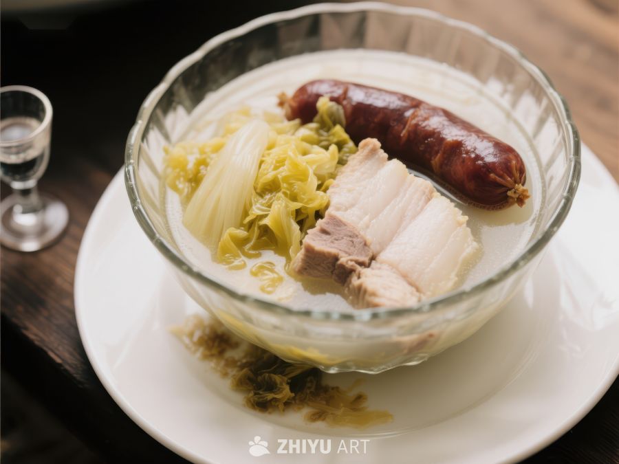 酸菜白肉炖香肠 1137
