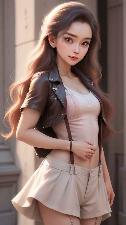 吊带高级美女