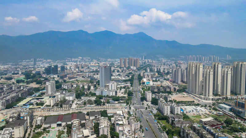 福建福州城市风光航拍摄影图