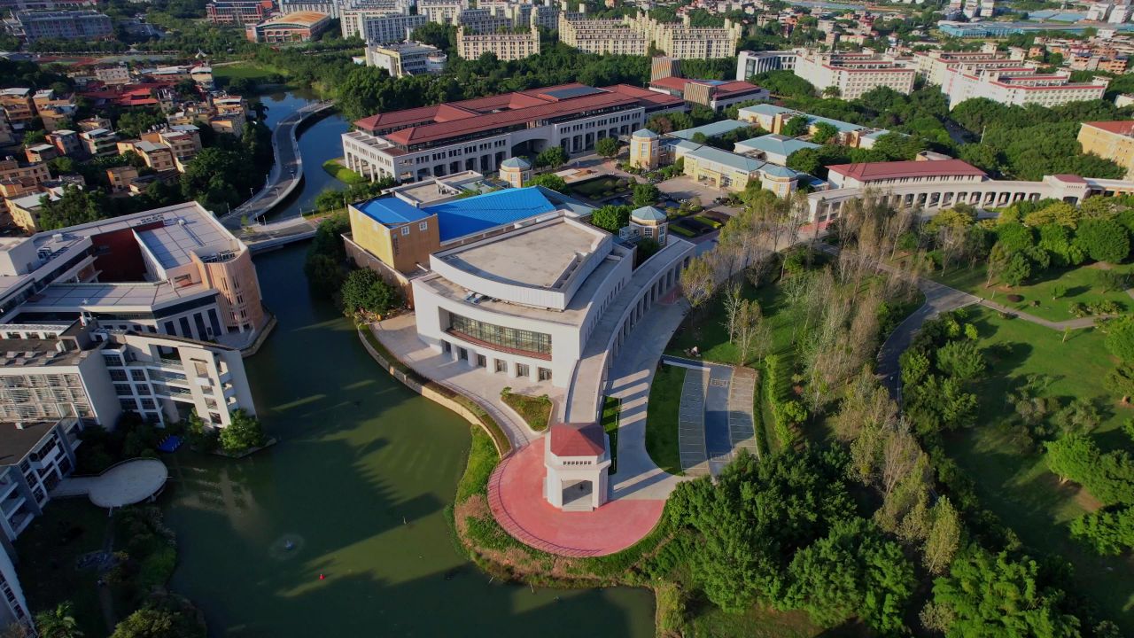 航拍福州闽江学院景观 8