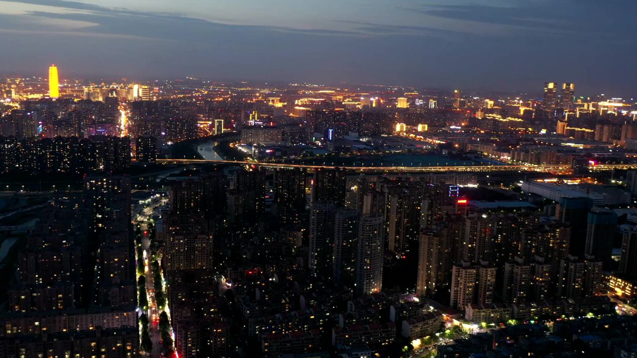 郑州夜景延时