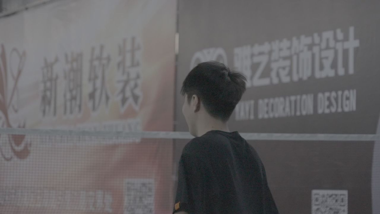 羽毛球馆精彩瞬间