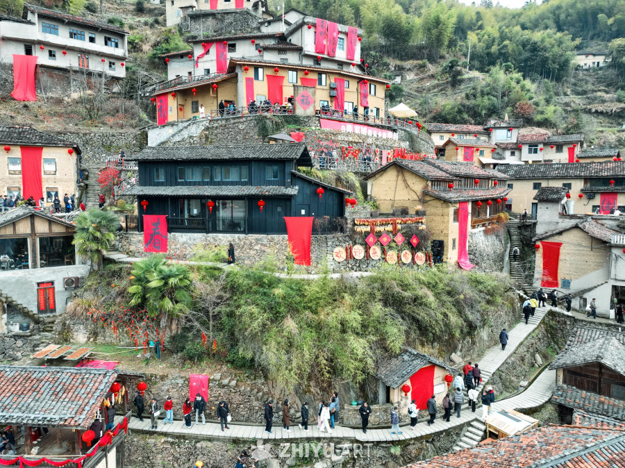 航拍浙江丽水松阳陈家铺村 42