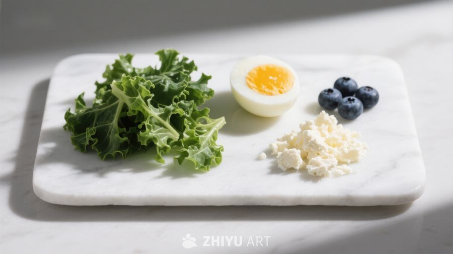健康食材组合摆盘