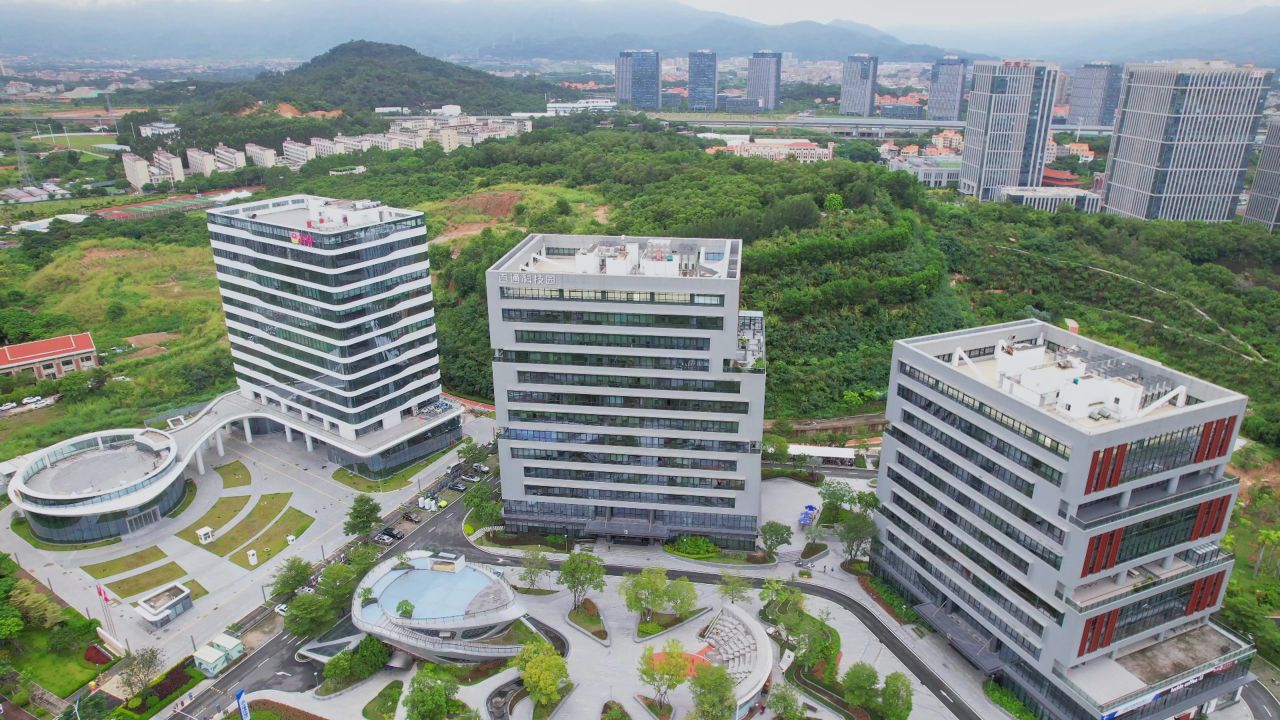 航拍厦门百通科技园