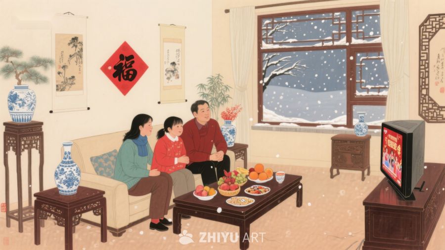 温馨家庭共度冬日时光 118