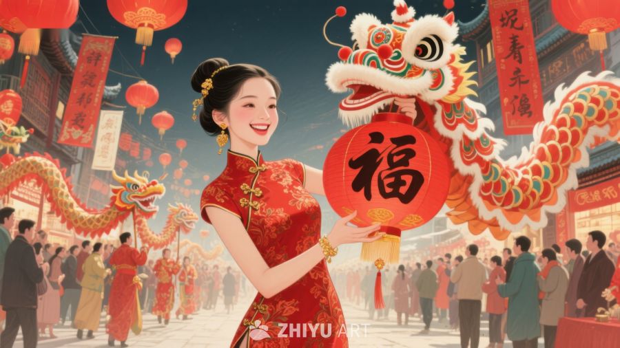 新春佳节，舞龙迎福 1035