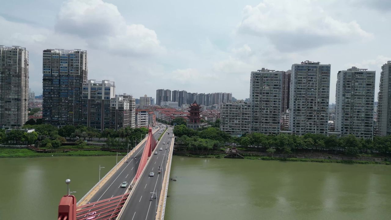 航拍福建漳州战备大桥