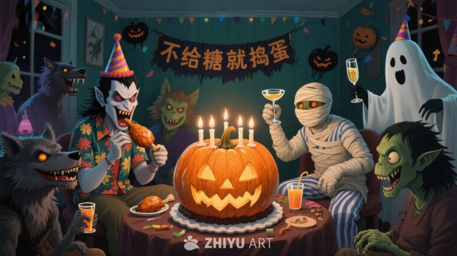 万圣节派对：怪物们共庆节日