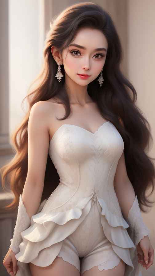 美女身材好看穿什么都好看