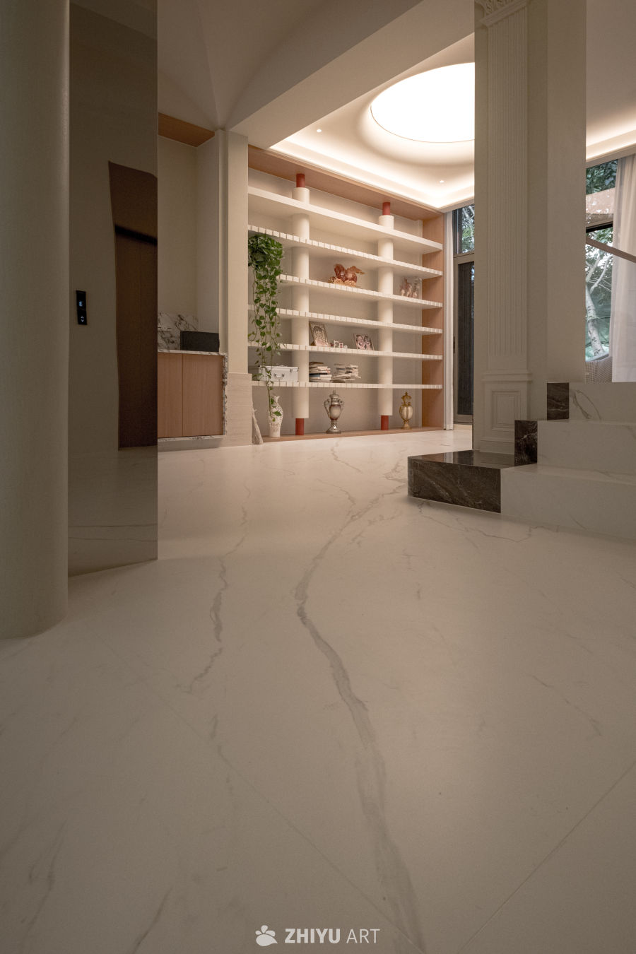 低饱和度低对比度的空间摄影