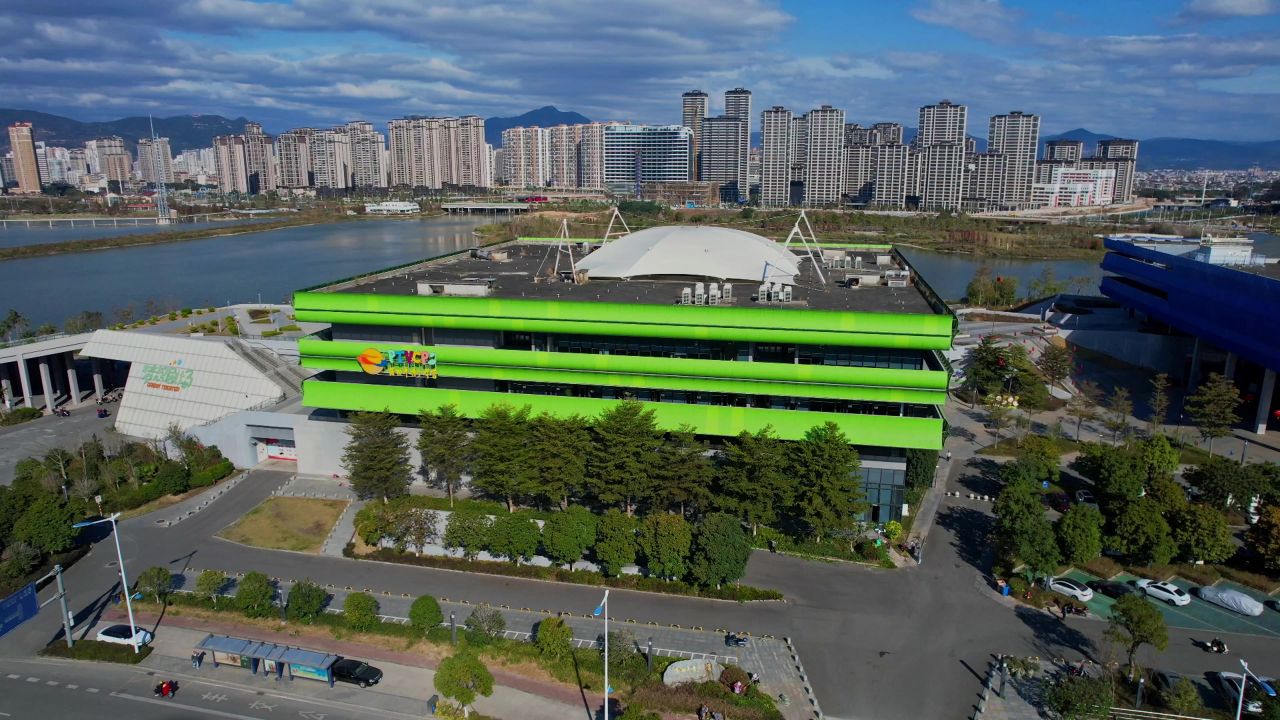 航拍莆田市青少年宫