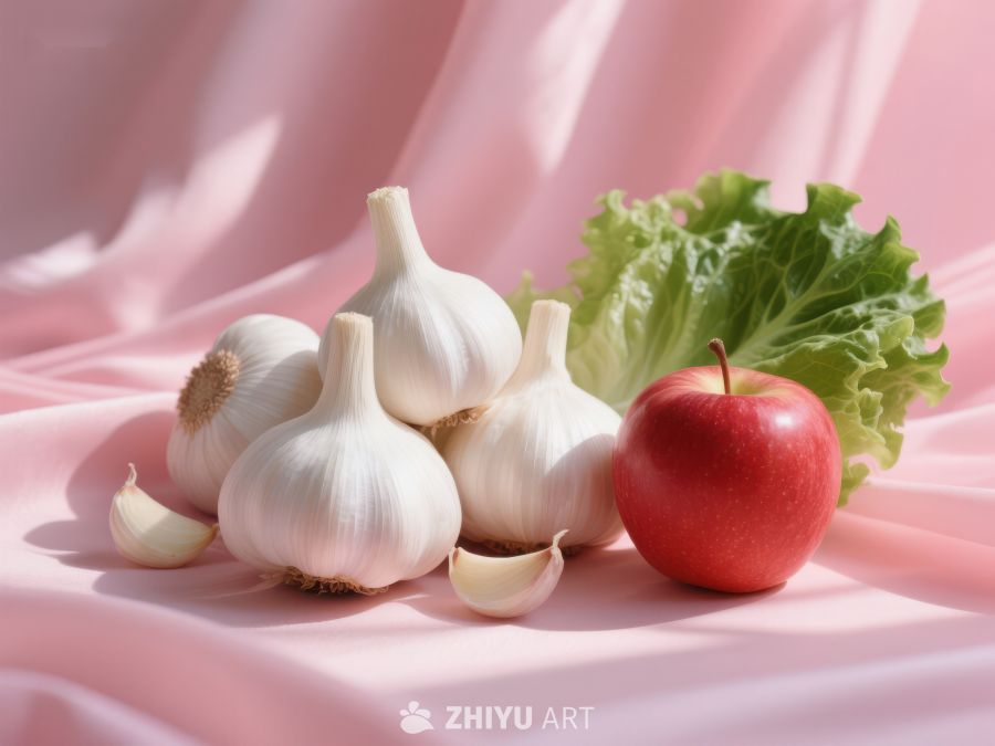 大蒜苹果与生菜的柔和组合 45