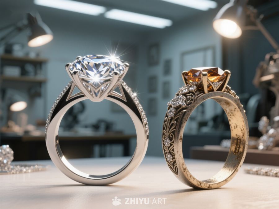 精美钻石与宝石戒指展示 183