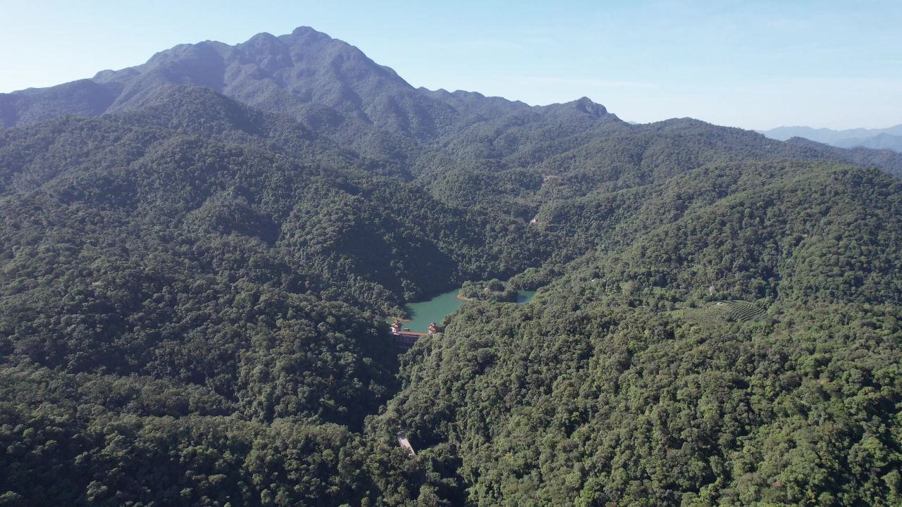 祖国青山绿水自然风光航拍 