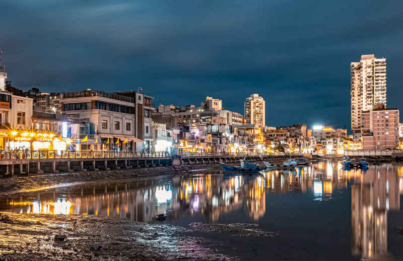 夜晚的沙坡尾