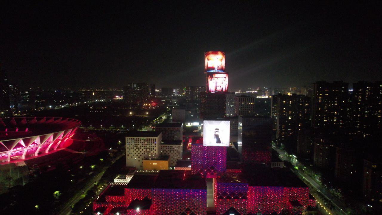 广东佛山城市夜景