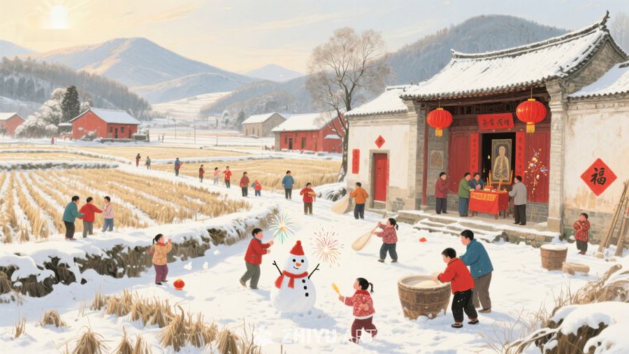 冬日乡村欢庆新年 169