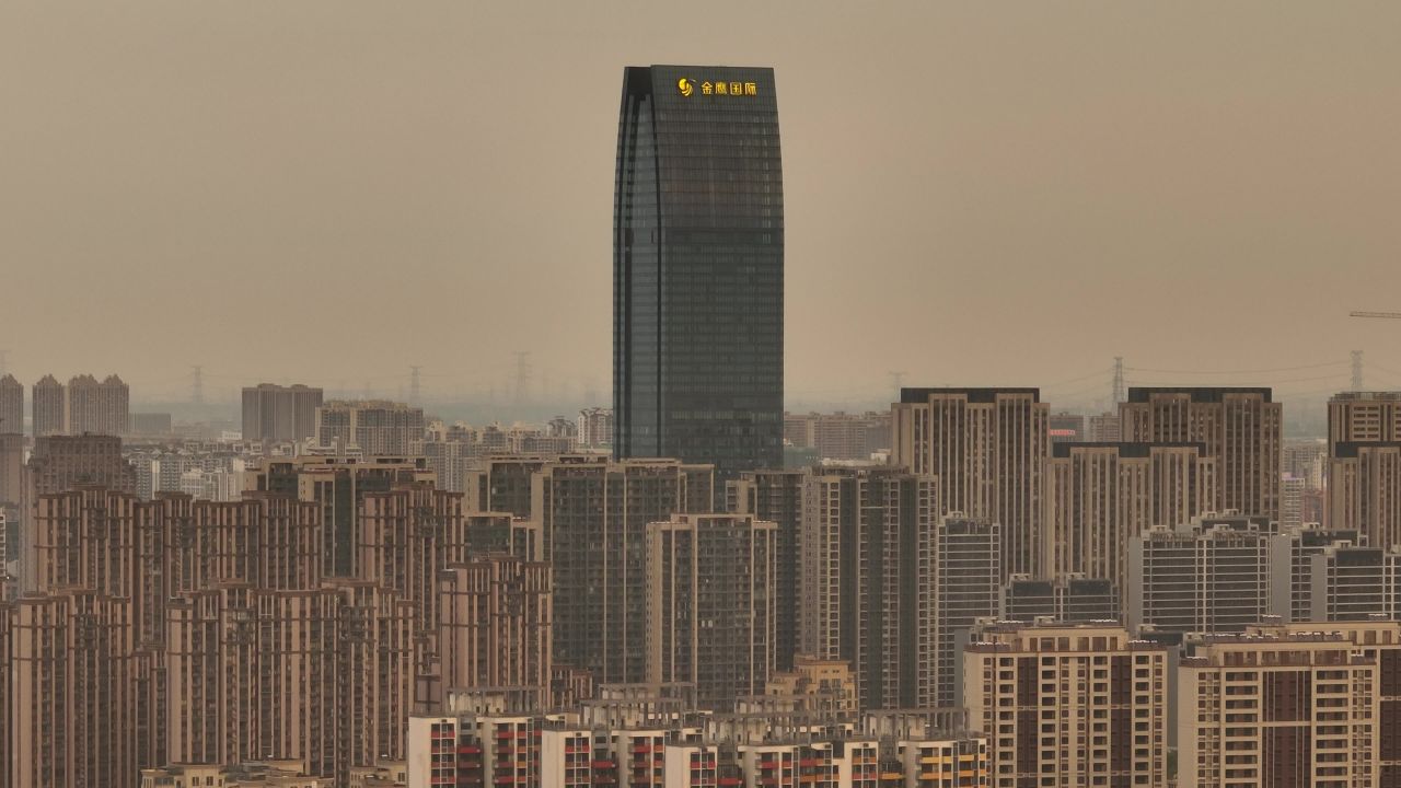 4K航拍昆山城市建筑风光大景 8