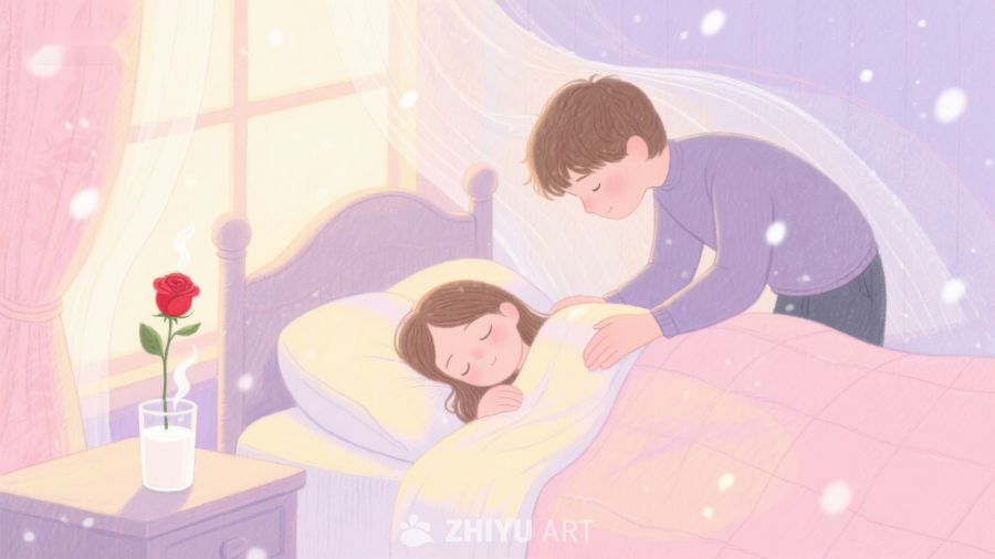 温馨床边，轻抚安睡 373