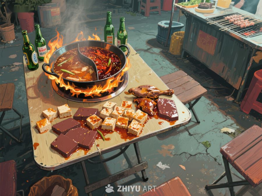 火锅盛宴：火焰与美食的碰撞 184