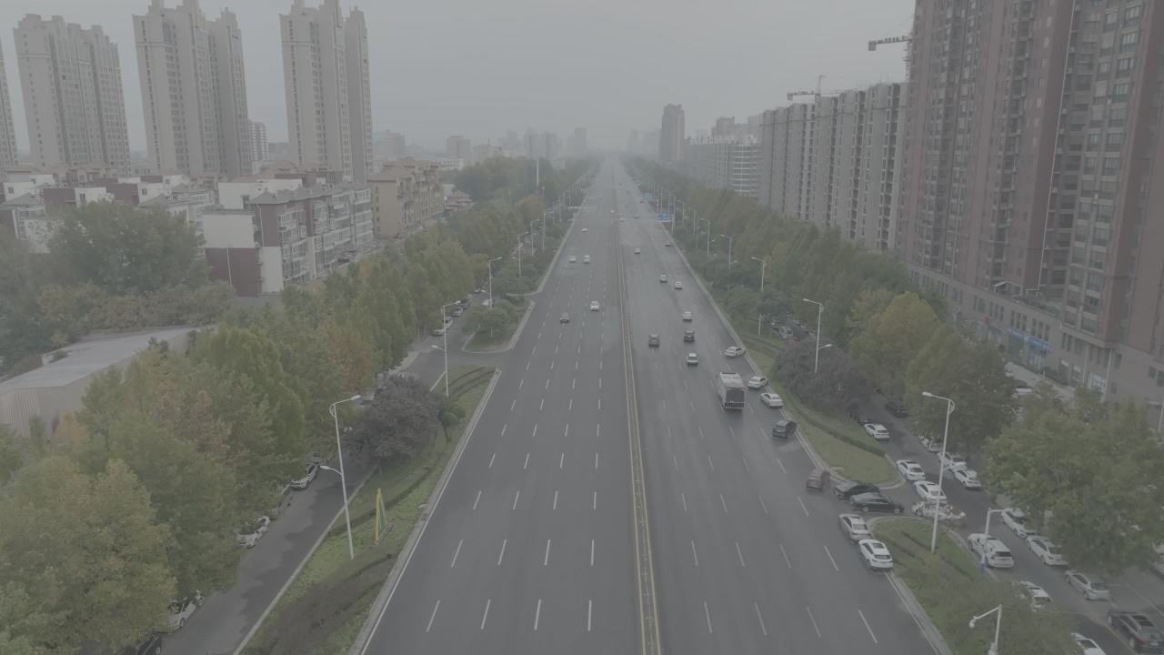 城市道路全景