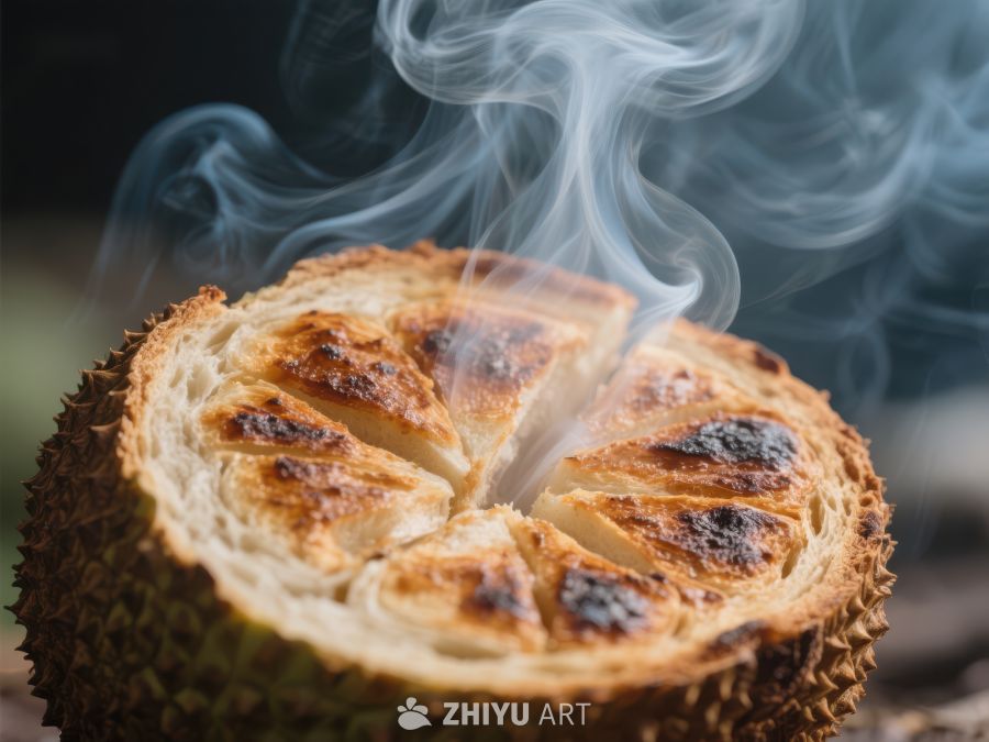 热烤榴莲散发诱人香气 445