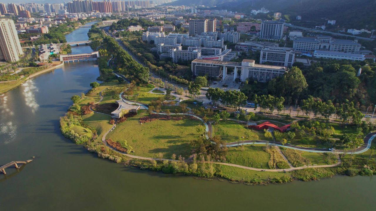 航拍福建理工大学景观 7