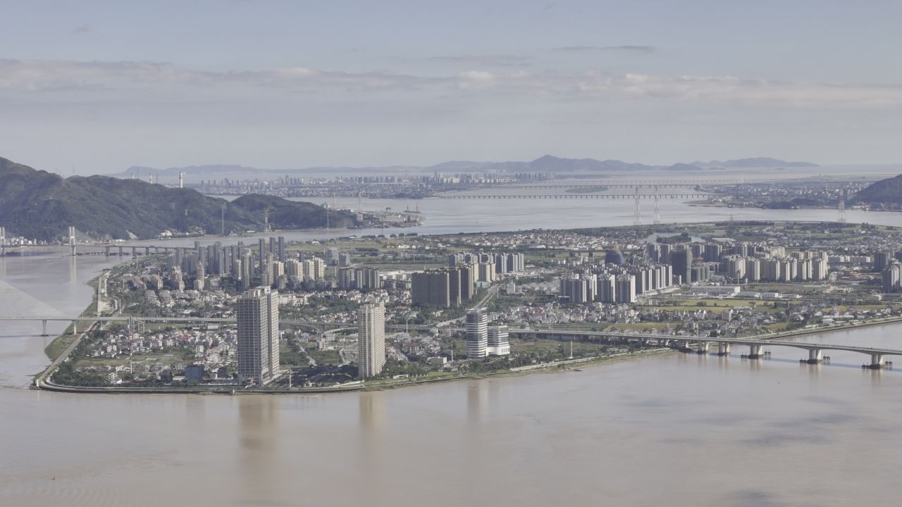 温州晴天城市航拍 25