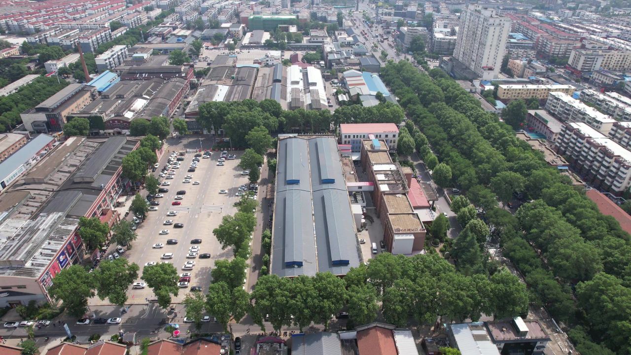 河南洛阳明堂天堂景区航拍