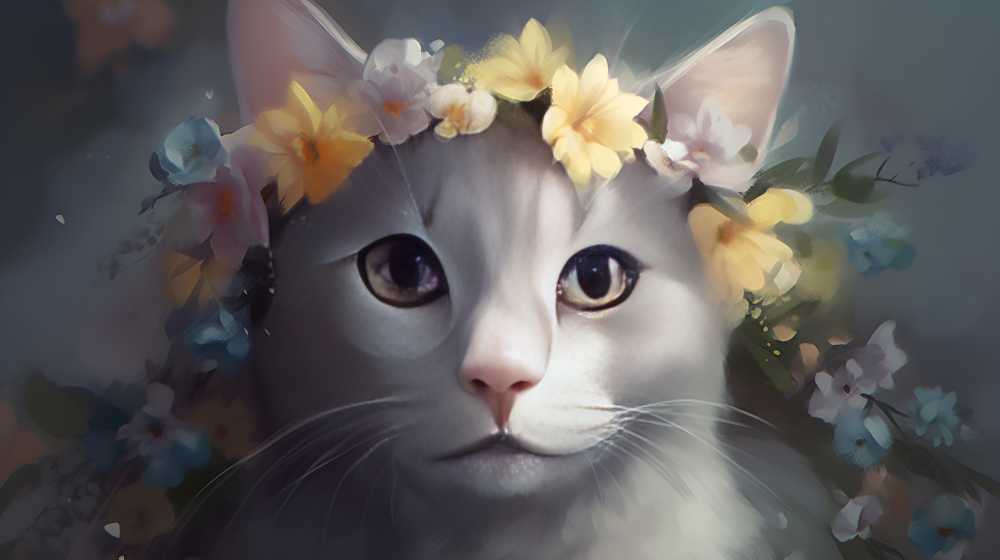 小花与猫嘟嘟