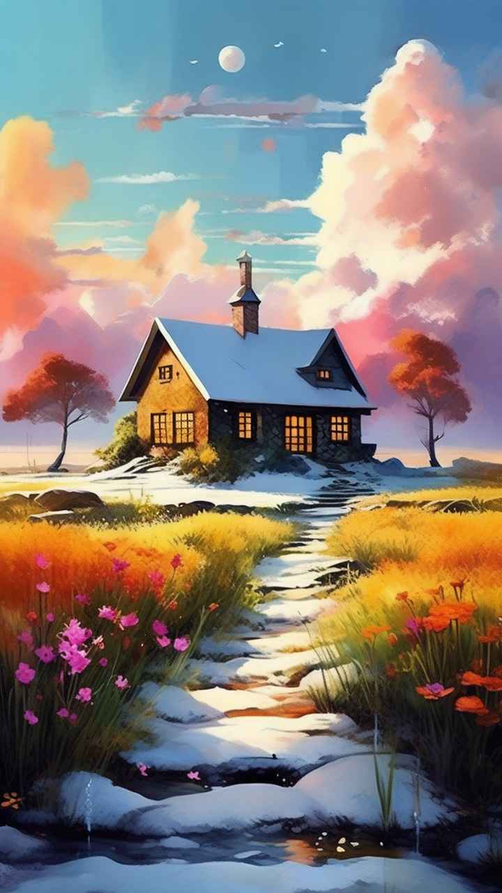 充满活力的绿洲在它的后院各种花 71