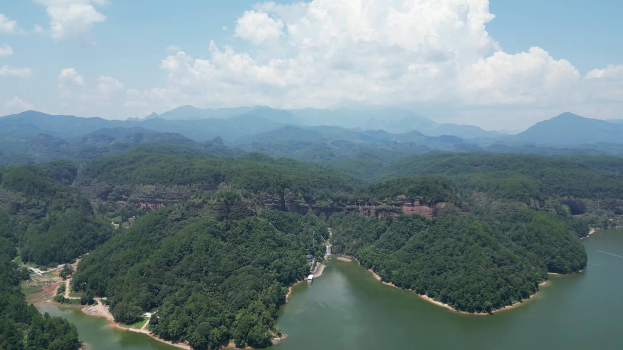 福建三明泰宁大金湖航拍
